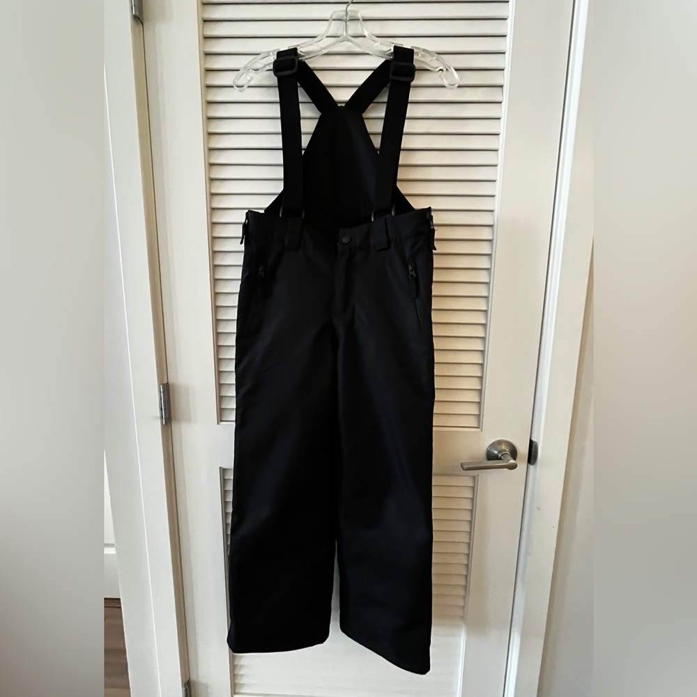Obermeyer teen black Surface Full Zip Suspender ski pants
